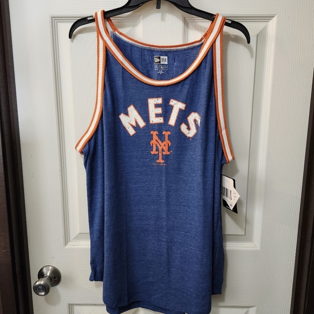 NWT Women's New York Mets Tank Top. Sz 3XL